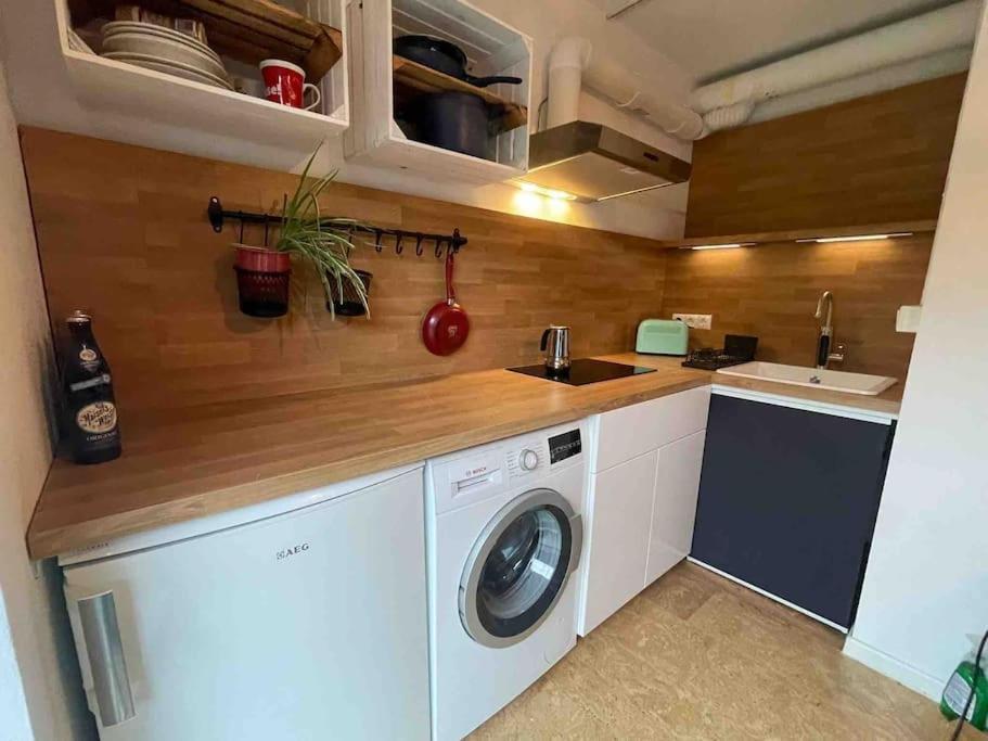 Suesse Souterrain-Wohnung Mit Anbindung Nach Muenster Altenberge  Bagian luar foto